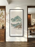 伊伊布舍重工刺绣挂画｜墙上有山水，空间自有远意