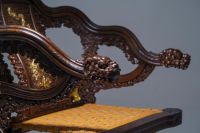 刀凿渡山海，木作立潮头｜明堂家居《龙凤和鸣交椅式宝座》亮相伦敦“新生万物”展—领航历史经典产业国际化