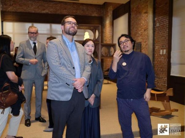 “林间有归途”可持续美国阔叶木概念设计展在沪揭幕