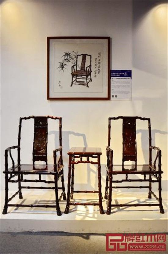 泰和园《当代君子竹节椅》亮相景初新中式家具书画展暨经典作品展