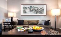 新中式风格的客厅沙发背景墙挂画大赏，端庄大气恰到好处