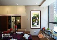 家里的走廊怎么装饰？精品山水画渲染艺术氛围