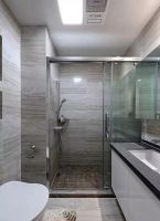 卫生间太小不能装淋浴房 怎么做干湿分离?