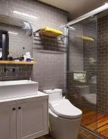 卫生间太小不能装淋浴房 怎么做干湿分离?