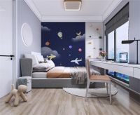 儿童房背景墙怎么装修？汇明A+墙布帮你一步搞定！