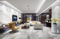 客厅怎么装修？升华陶瓷600×1200mm通体大理石瓷砖，让家颜值翻倍！