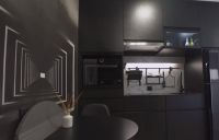 香港夫妻住进22㎡微型公寓，黑色主题设计，网友：这不压抑吗？