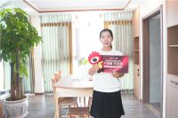 如鱼得水消费者叶女士：环保的窗帘让家人更放心