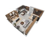 一室一厅该怎么装？不妨参考一下全友的装修风格