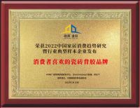 喜报!楼邦建材荣获2022辅材行业典型样本企业及消费者喜欢的瓷砖背胶品牌 ?