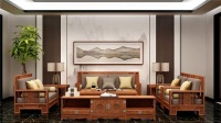 端墨新中式沙发,传统中式元素与现代材质的完美结合