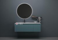 浴室柜哪个品牌好？认准玫瑰岛人造石一体盆浴室柜