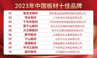 板材大品牌有哪些？2023年中国板材十佳品牌榜单