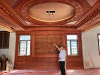 莱安华筑古建红木整装案例：福建泉港380㎡会所 非洲紫檀中式装修实景赏析