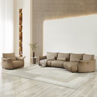 全友家居干货丨皮质沙发和布艺沙发怎么选，看完秒懂！