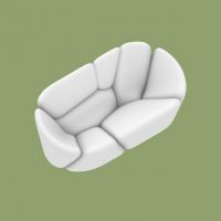 在米兰展，杨明洁用算法生成了一张沙发