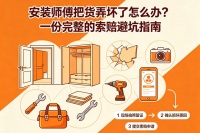 安装师傅把货弄坏了怎么办？一份完整的索赔避坑指南